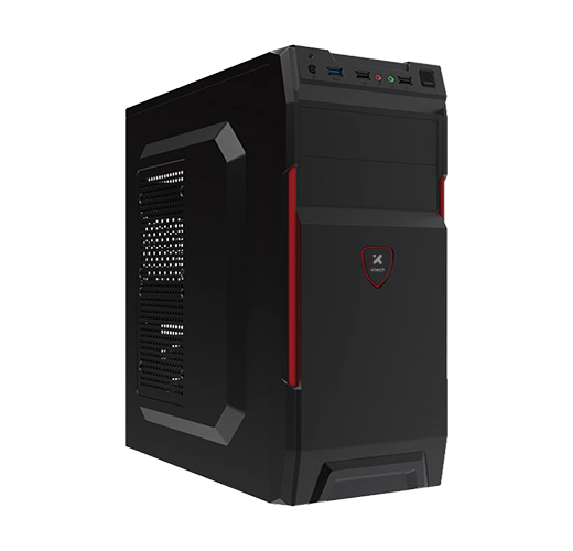 Gabinete Xtech XTQ-214 ATX con fuente de 600 W