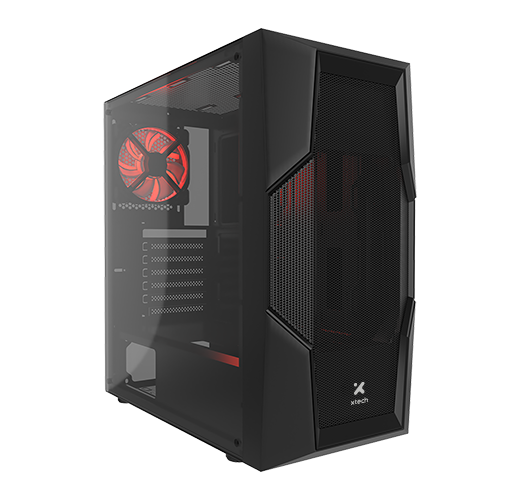 Gabinete gamer Xtech Phobos XT-GMR4 ATX con vidrio templado