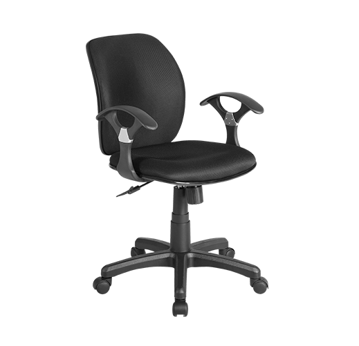 Silla de escritorio Xtech Ergo XTF-SC100 con reposabrazos negra
