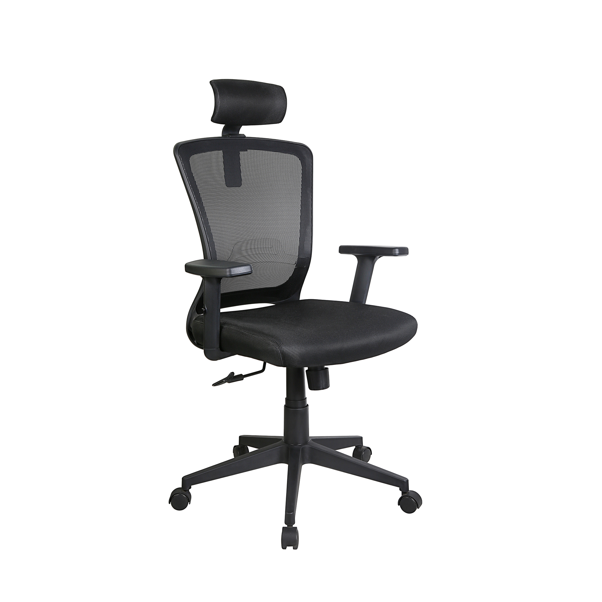 Silla ejecutiva Xtech Avignon XTF-OC414 de malla con apoyacabezas negra