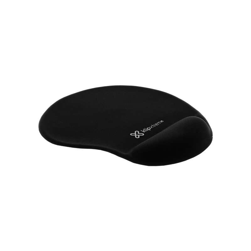 Mousepad con reposamuñecas Klip Xtreme KMP-100B de gel negro