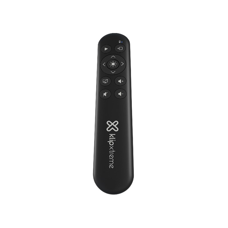 Presentador inalámbrico Klip Xtreme KPP-003 con puntero láser y receptor USB - Negro