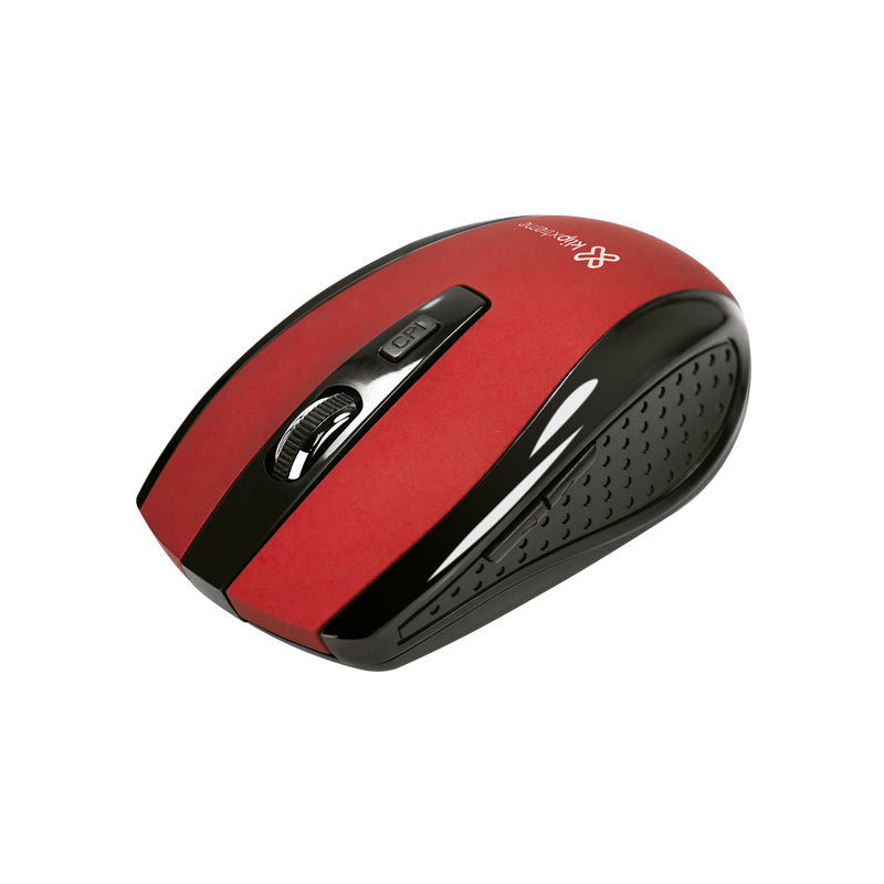Mouse inalámbrico Klip Xtreme Klever KMW-340RD 1600 DPI rojo