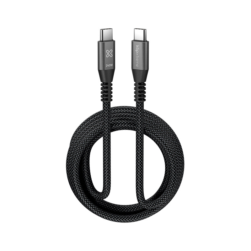 Cable USB-C a USB-C Klip Xtreme PowerGo 750 KAC-750-10FT 240 W 3 m negro