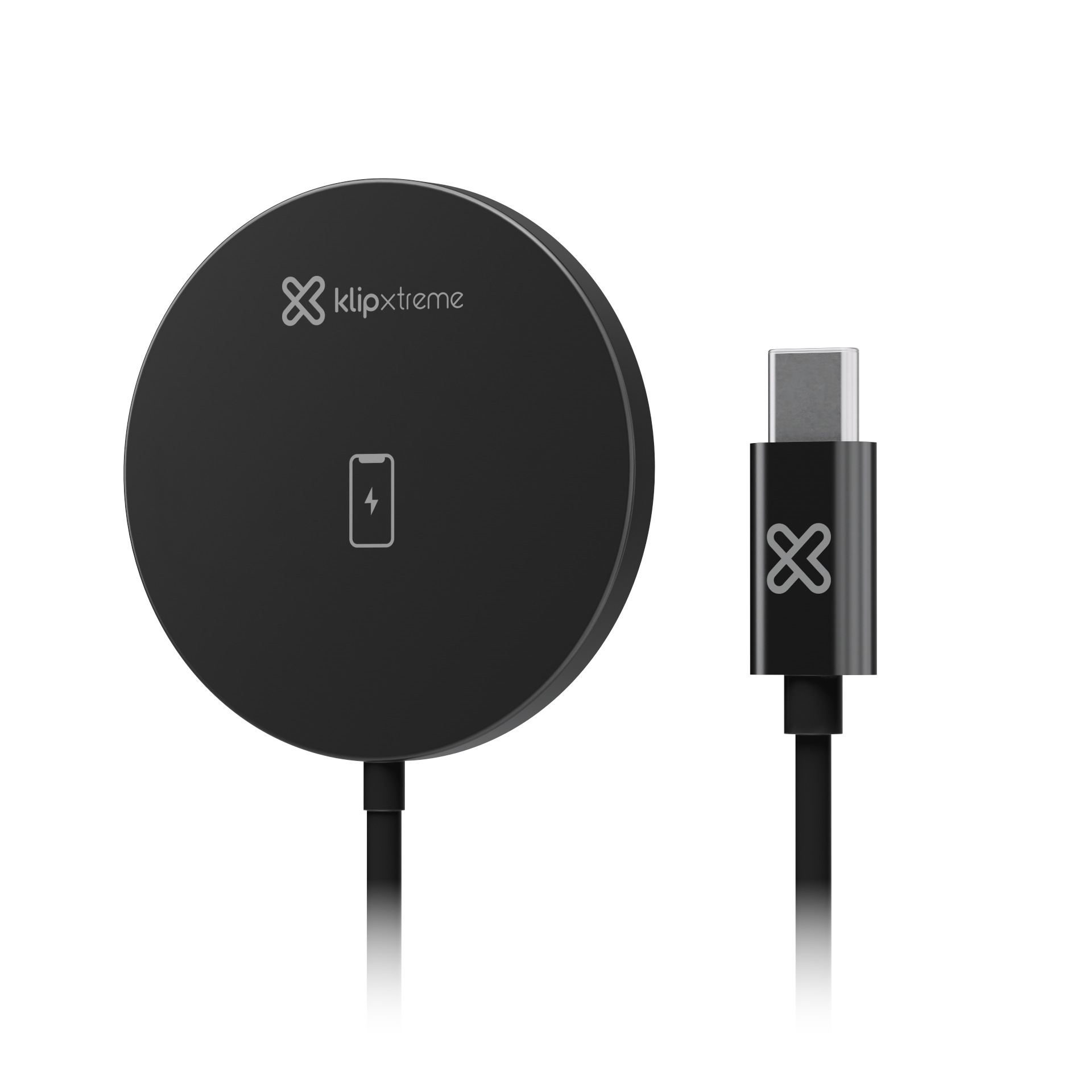 Cargador inalámbrico magnético Klip Xtreme PowerDesk Solo KDC-010 15 W negro