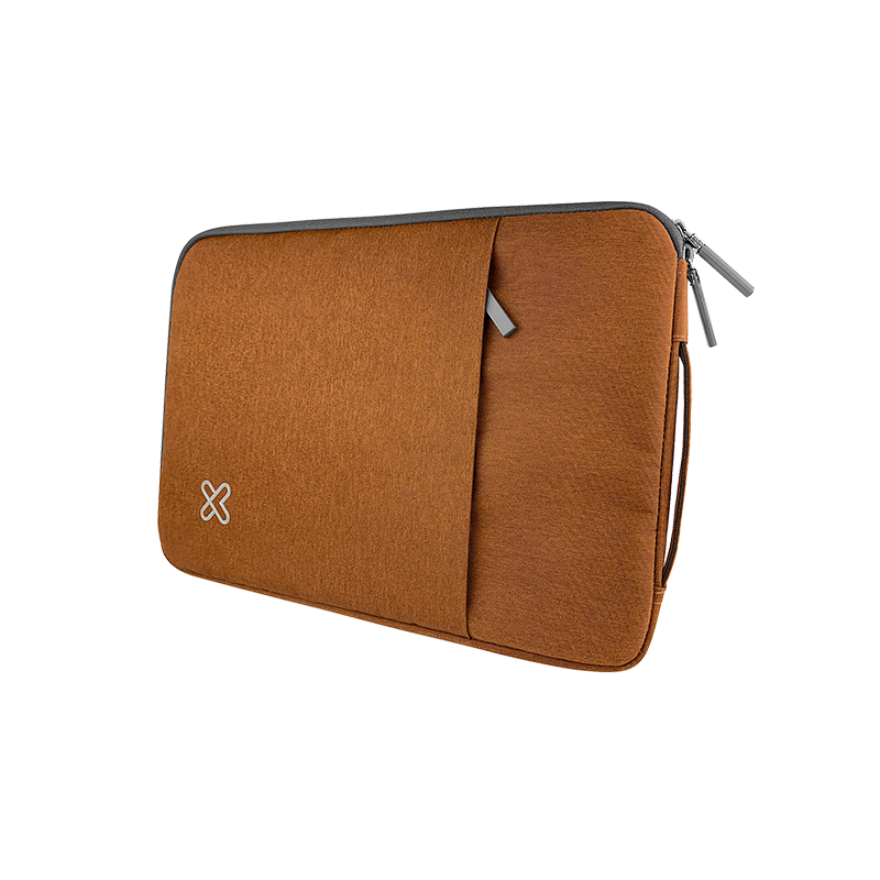 Funda para notebook con asa Klip Xtreme SquarePro KNS-420BR 15,6″ café