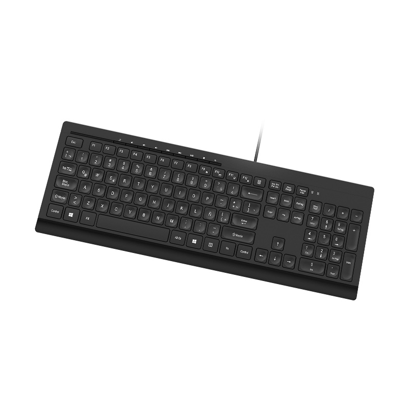 Teclado USB multimedia Klip Xtreme Compass KKM-252S en español negro