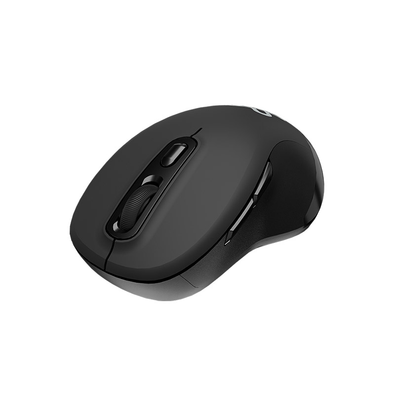 Mouse inalámbrico Klip Xtreme Biglider KMW-550 USB-A y USB-C 2400 DPI negro