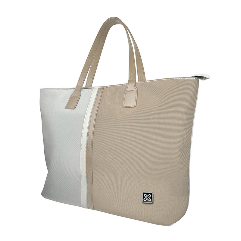 Bolso para notebook Klip Xtreme Capri KLB-461BG 15,6″ beige/blanco