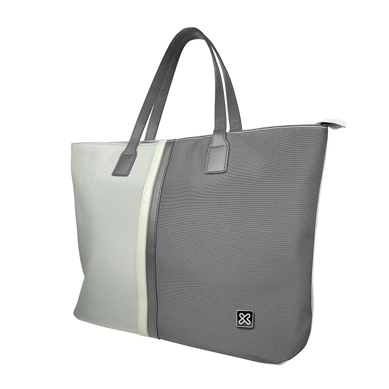 Bolso para notebook Klip Xtreme Capri KLB-461GR 15,6″ gris/blanco