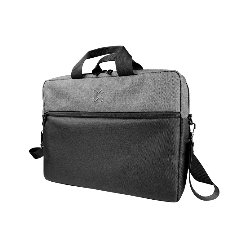 Maletín para notebook Klip Xtreme Classic Go KNC-041 15,6″ negro/gris
