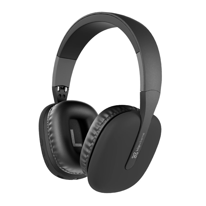 Audífonos Bluetooth Klip Xtreme ZoundTune KWH-010BK plegables de 40 mm - Negro