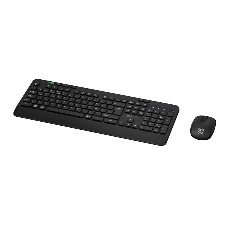 Combo teclado y mouse inalámbrico Klip Xtreme Encourage KBK-750 Bluetooth y 2,4 GHz negro