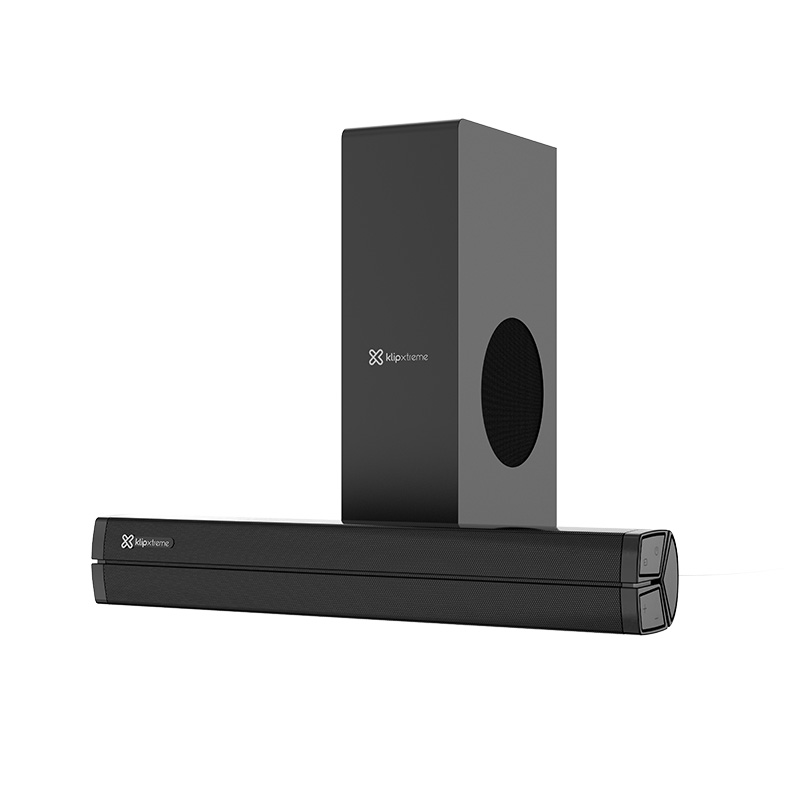 Barra de sonido Klip Xtreme ThunderZound KSB-050 2.1 de 120 W RMS con subwoofer - Negro