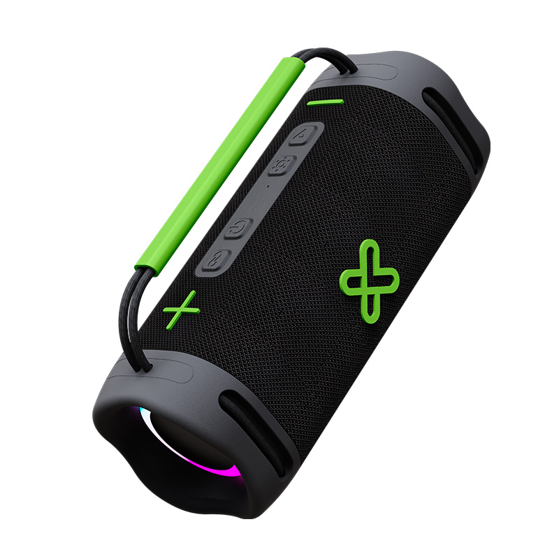 Parlante Bluetooth Klip Xtreme WaveRider KBB-250 40 W RMS IPX7 con luces LED - Negro