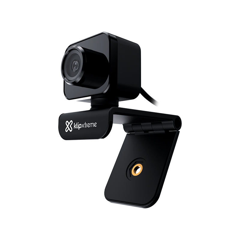 Webcam Klip Xtreme CamCom 2K KWC-750 QHD USB con micrófono y tapa de privacidad - Negro