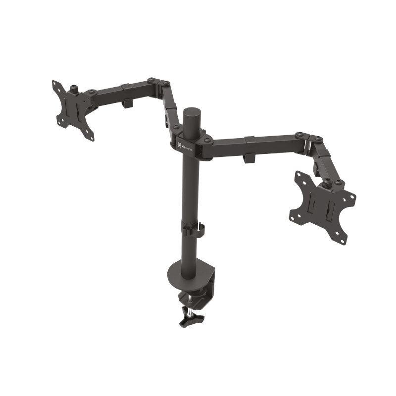 Soporte doble de escritorio para monitores Klip Xtreme KPM-310 13–32″