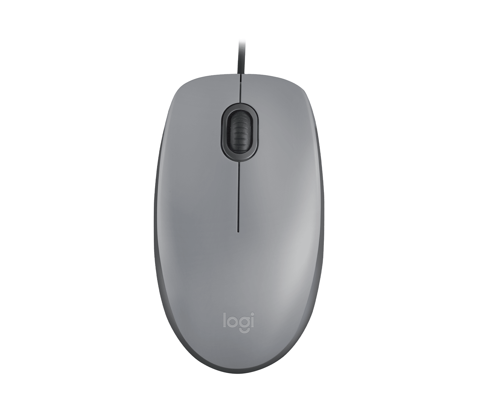 Mouse con cable Logitech M110 Silent gris medio por mayor