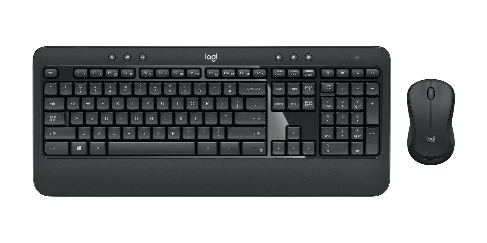 Combo teclado y mouse Logitech MK540 Advanced español negro por mayor