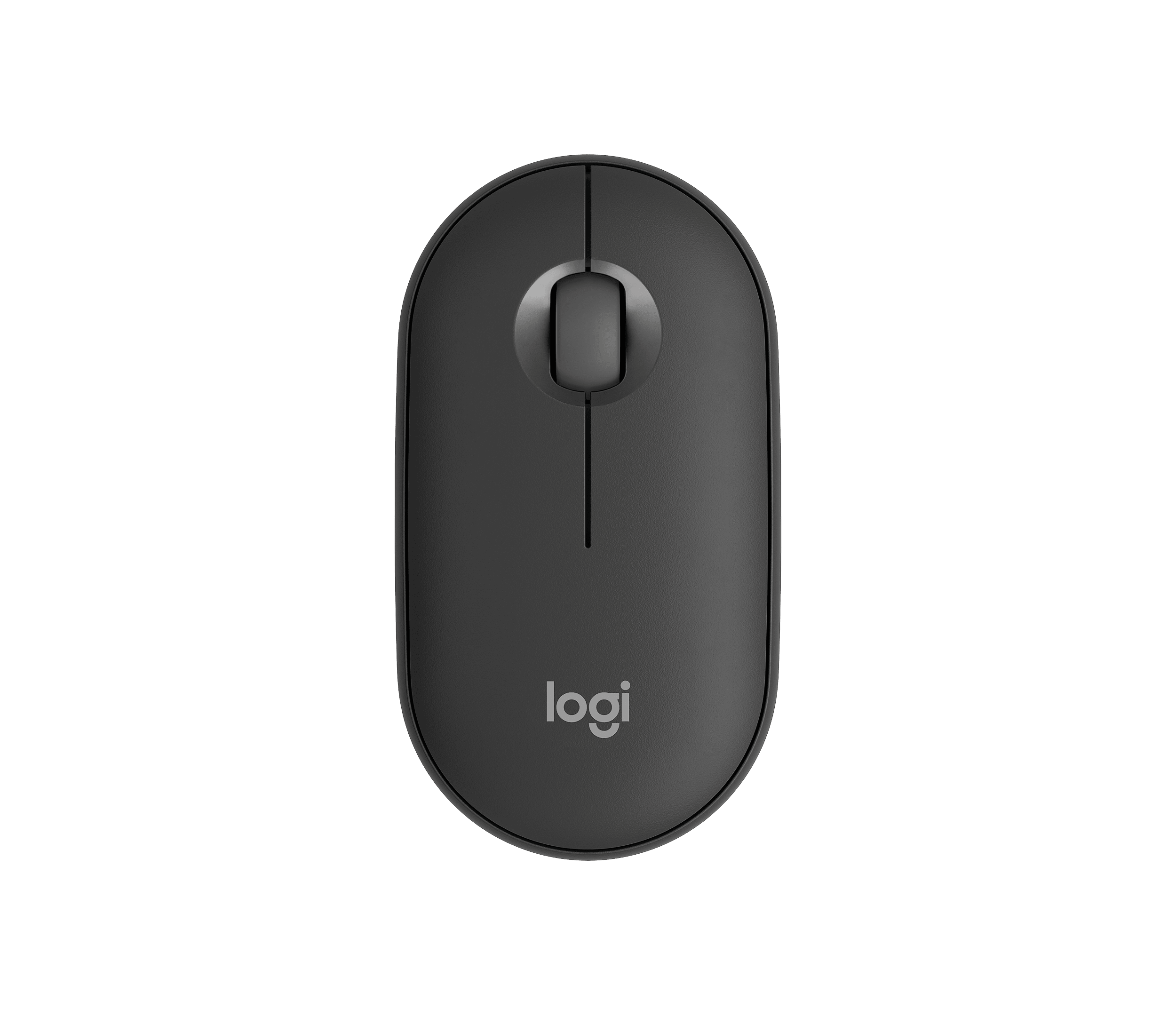 Mouse Bluetooth silencioso Logitech Pebble Mouse 2 M350s grafito por mayor