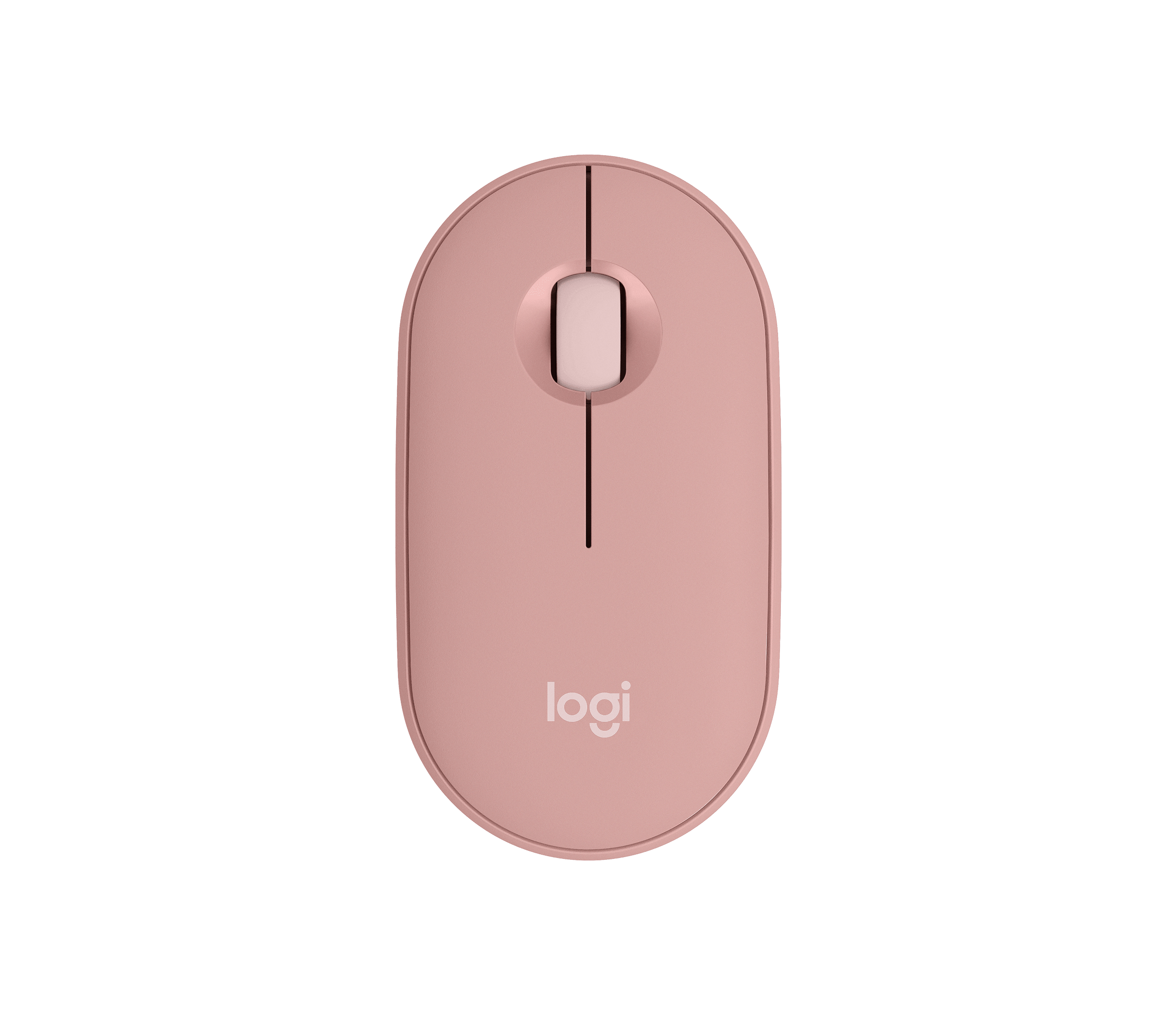 Mouse Bluetooth silencioso Logitech Pebble Mouse 2 M350s rosado por mayor