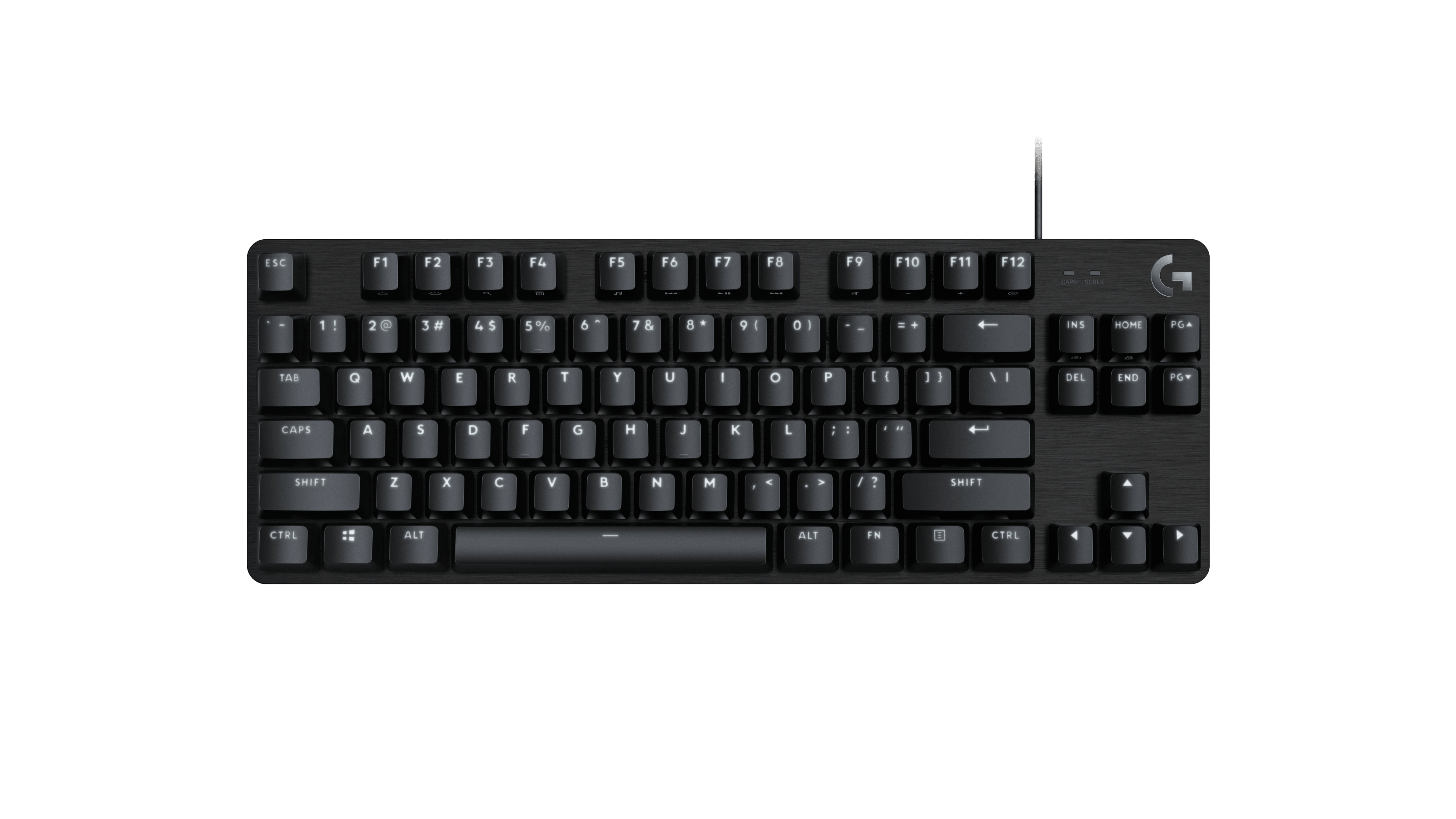 Teclado mecánico Logitech G413 TKL SE táctil USB inglés negro por mayor