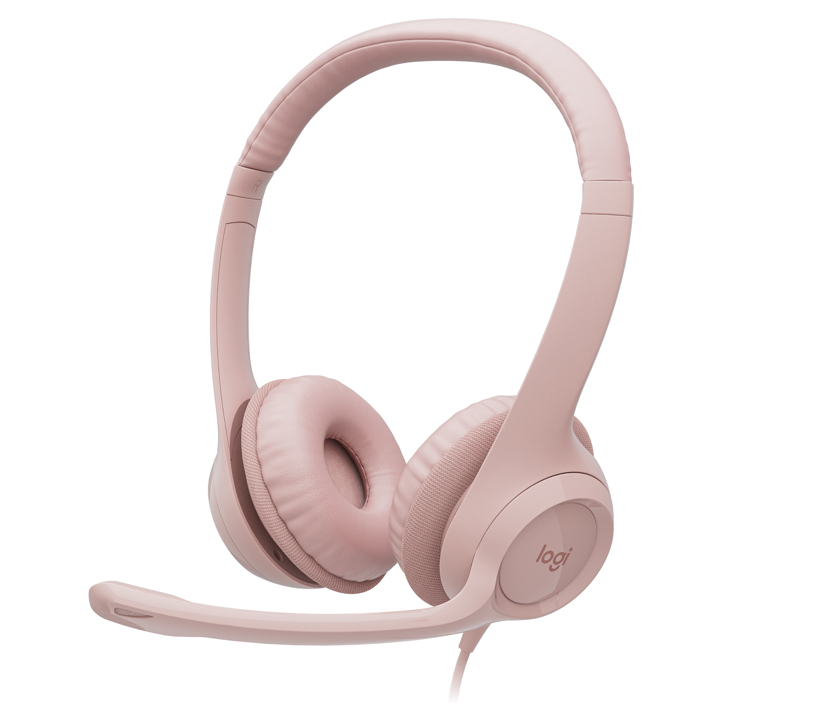 Audífonos Logitech H390 USB-A Rosa por mayor