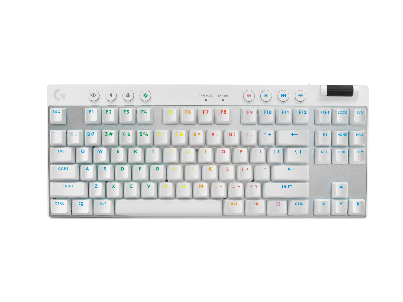Teclado mecánico Logitech G PRO X TKL LIGHTSPEED táctil inglés blanco por mayor