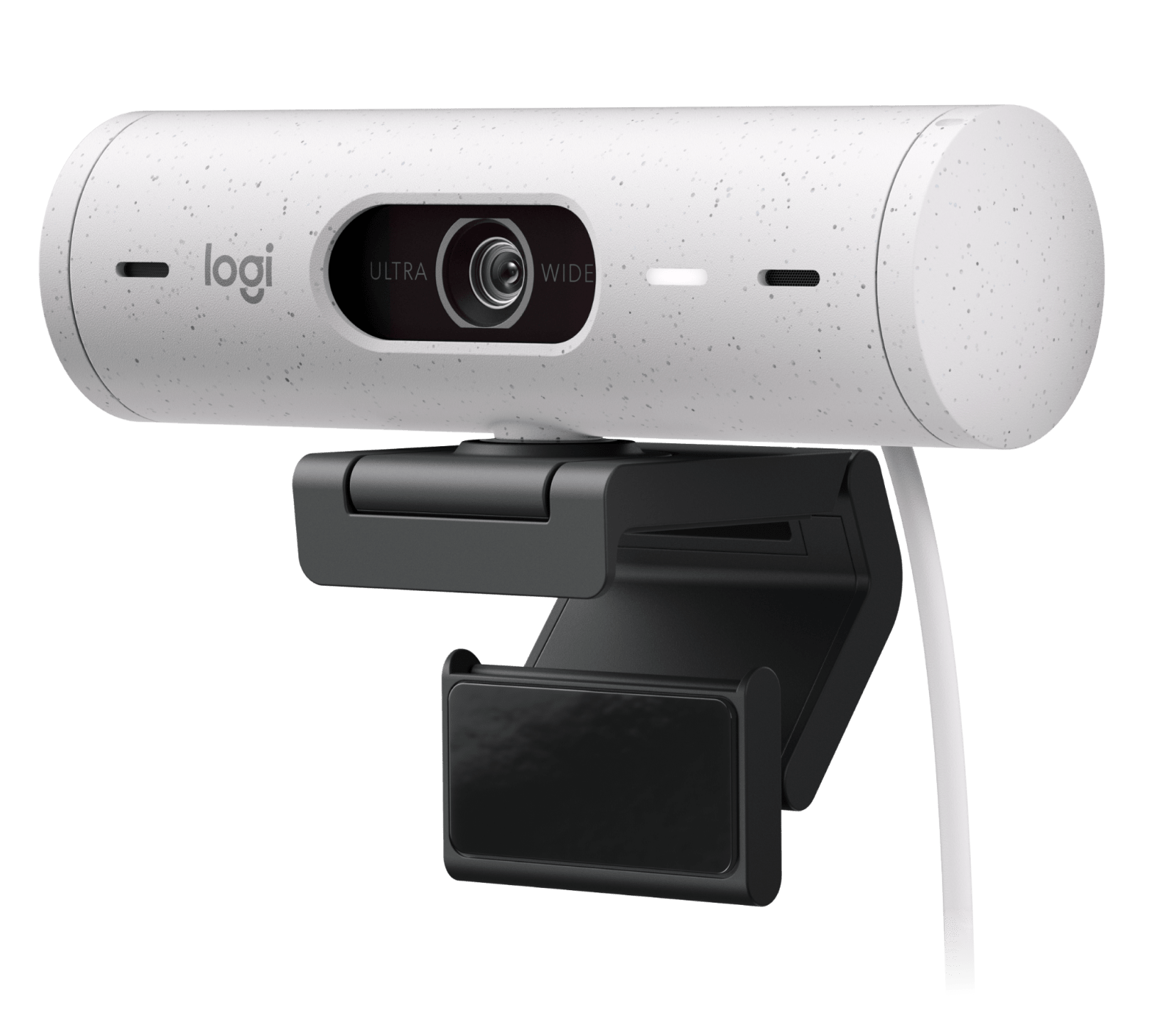 Cámara web Logitech Brio 500 Full HD USB-C blanco crudo por mayor