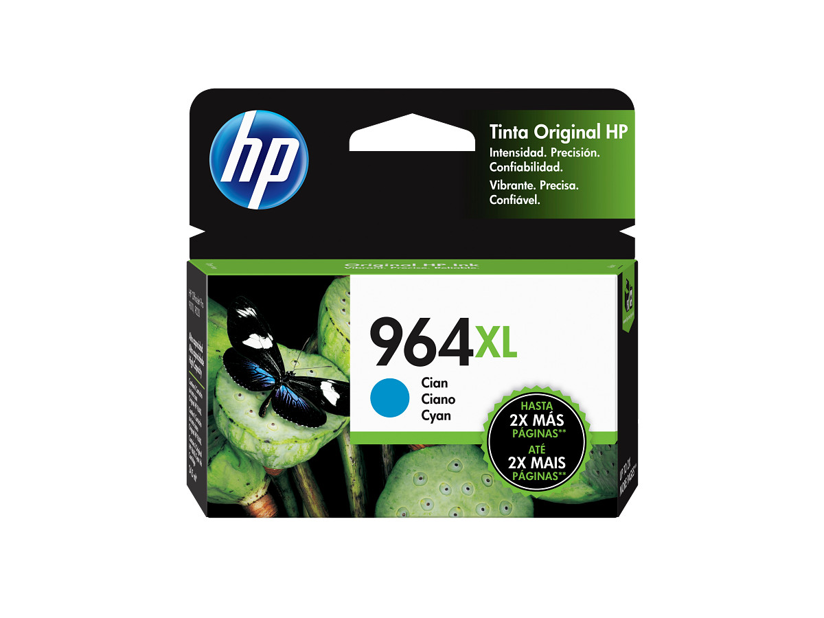 Cartucho de tinta original HP 964XL 3JA54AL por mayor - Cian