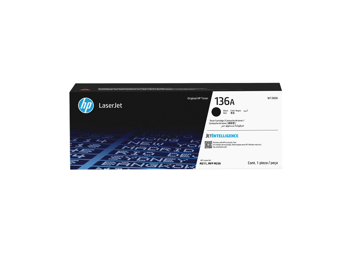 Tóner original HP 136A W1360A por mayor - Negro