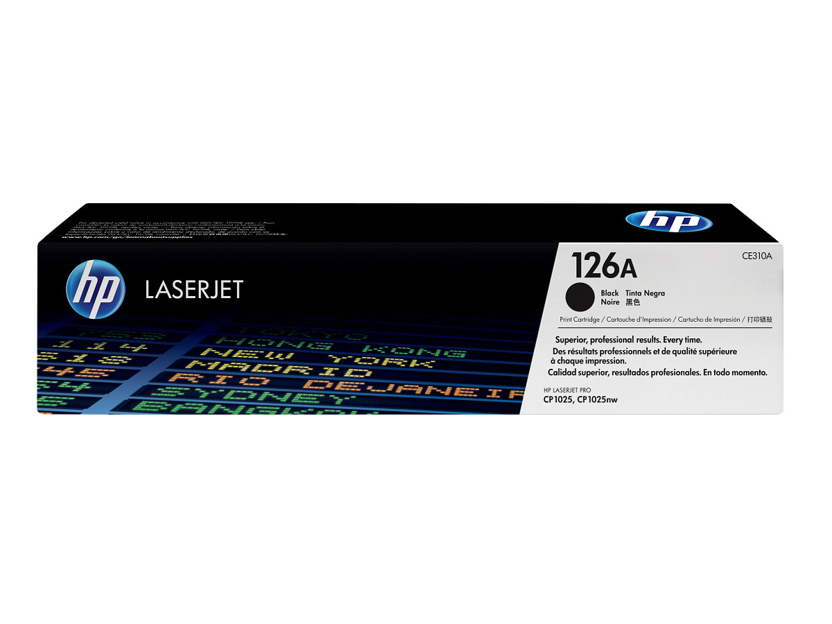 Tóner original HP 126A CE310A por mayor - Negro