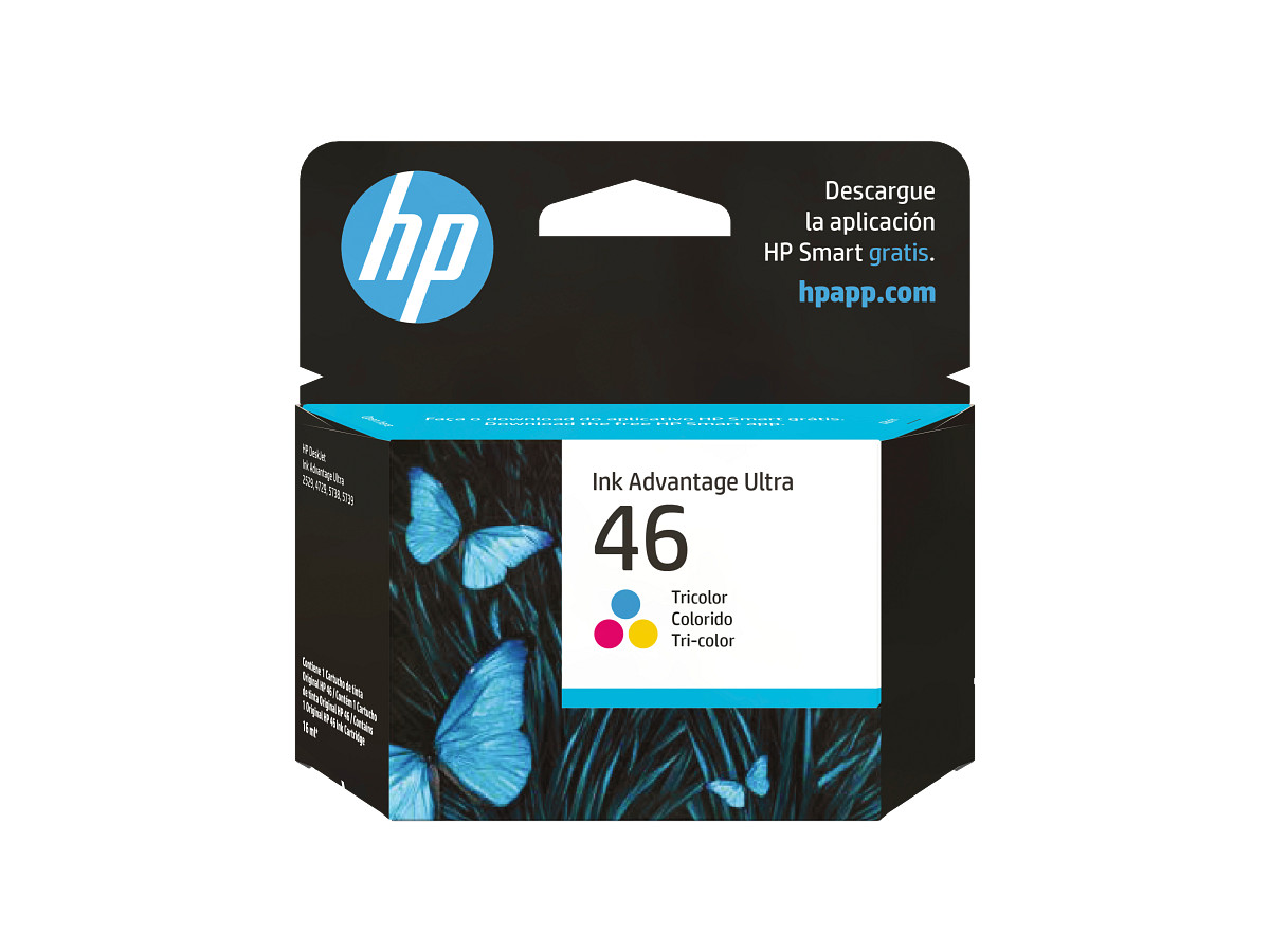 Cartucho de tinta original HP 46 CZ638AL por mayor - Tricolor