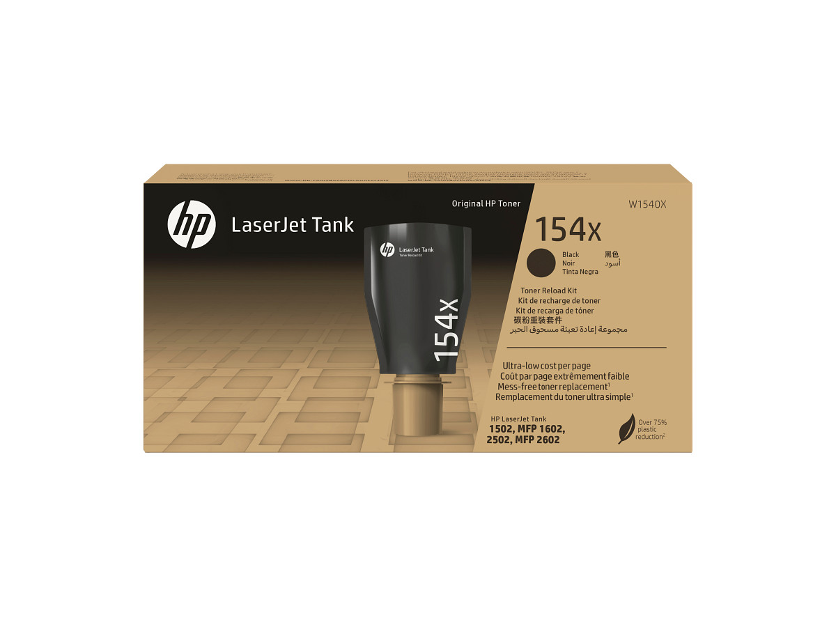 Kit de recarga de tóner HP 154X W1540X por mayor - Negro