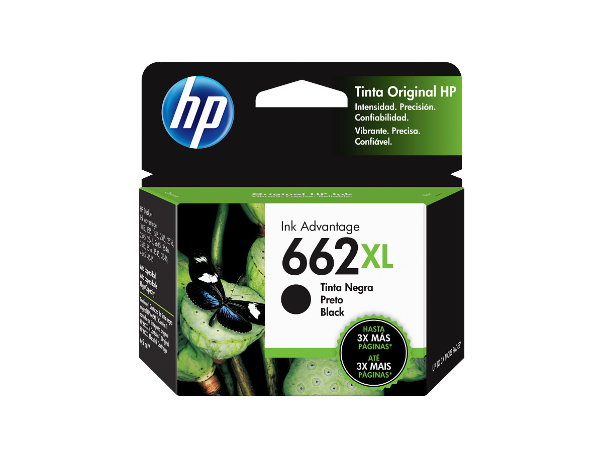 Cartucho de tinta original HP 662XL CZ105AL por mayor - Negro