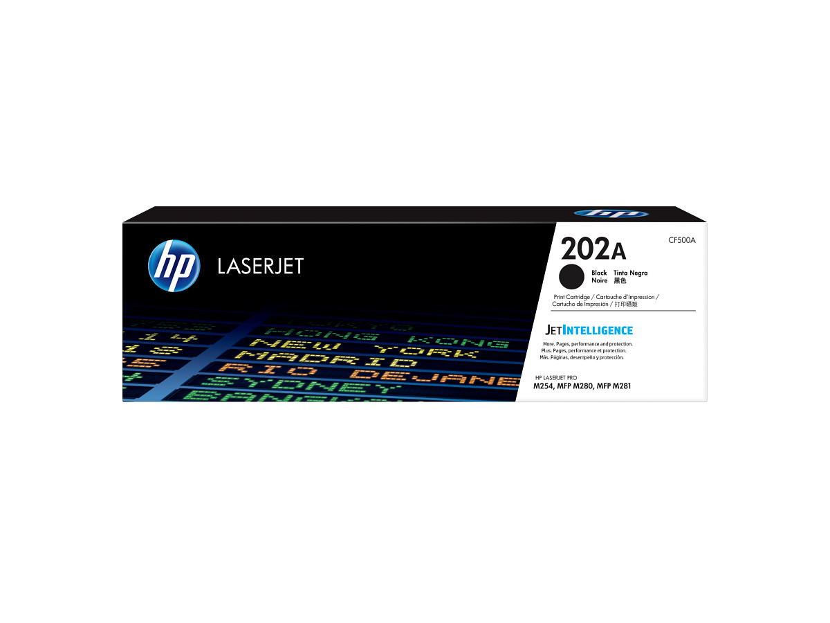 Tóner original HP 202A CF500A por mayor - Negro