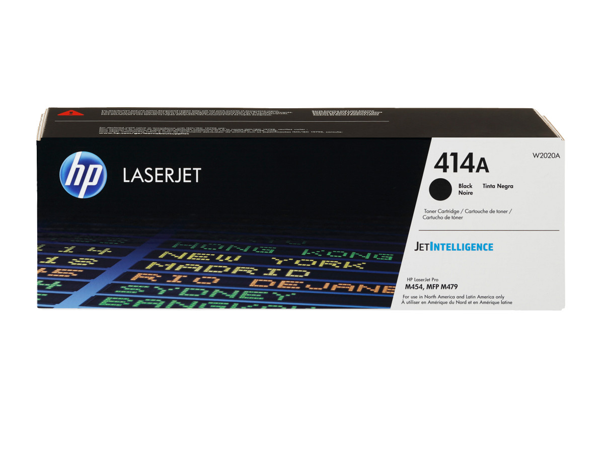Tóner original HP 414A W2020A por mayor - Negro
