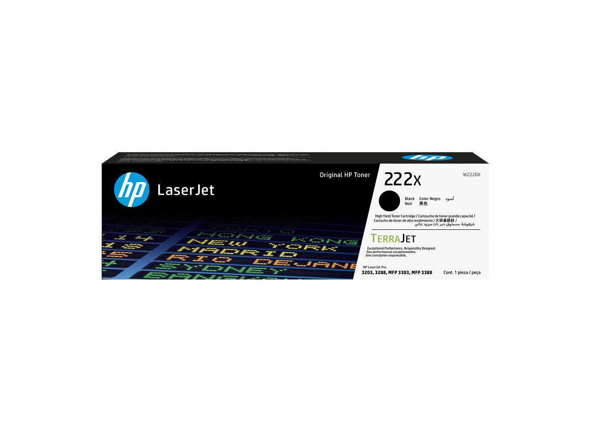 Tóner original HP 222X W2220X por mayor - Negro