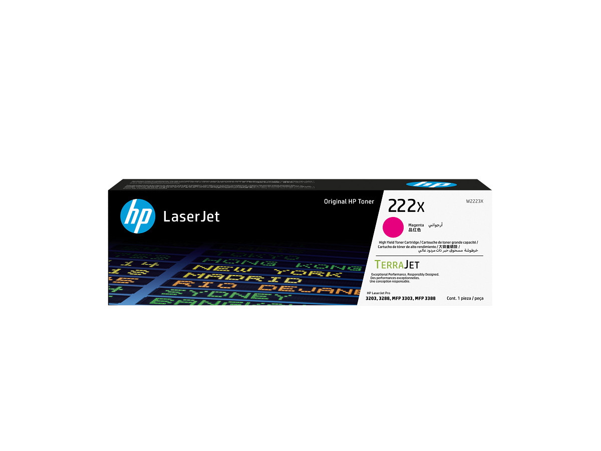 Tóner original HP 222X W2223X por mayor - Magenta