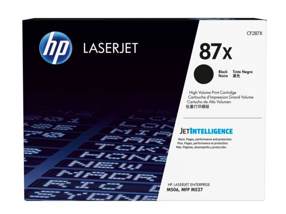 Tóner original HP 87X CF287X por mayor - Negro