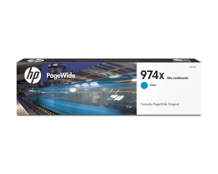 Cartucho de tinta original HP 974X L0R99AL por mayor - Cian