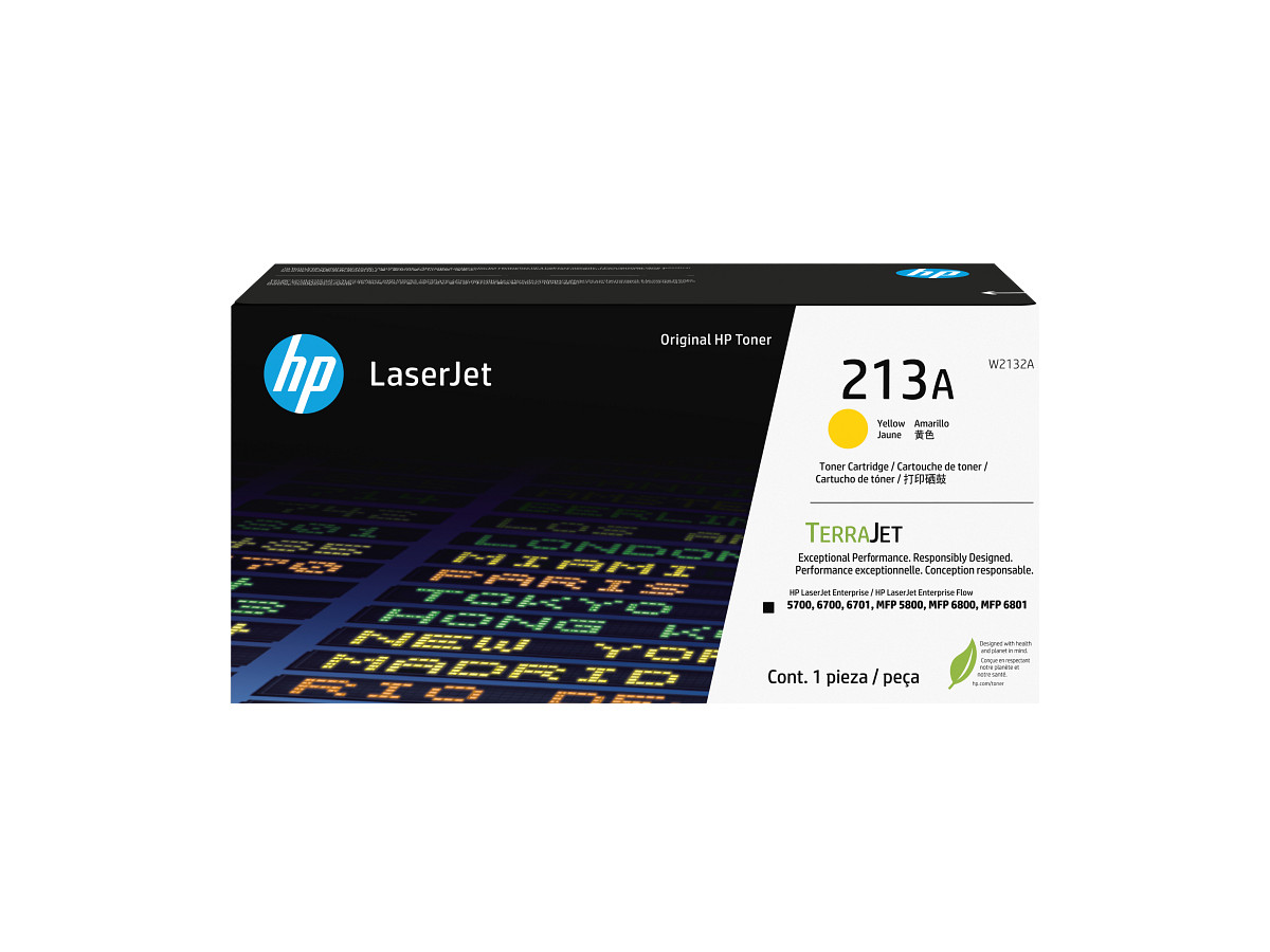 Tóner original HP 213A W2132A por mayor - Amarillo