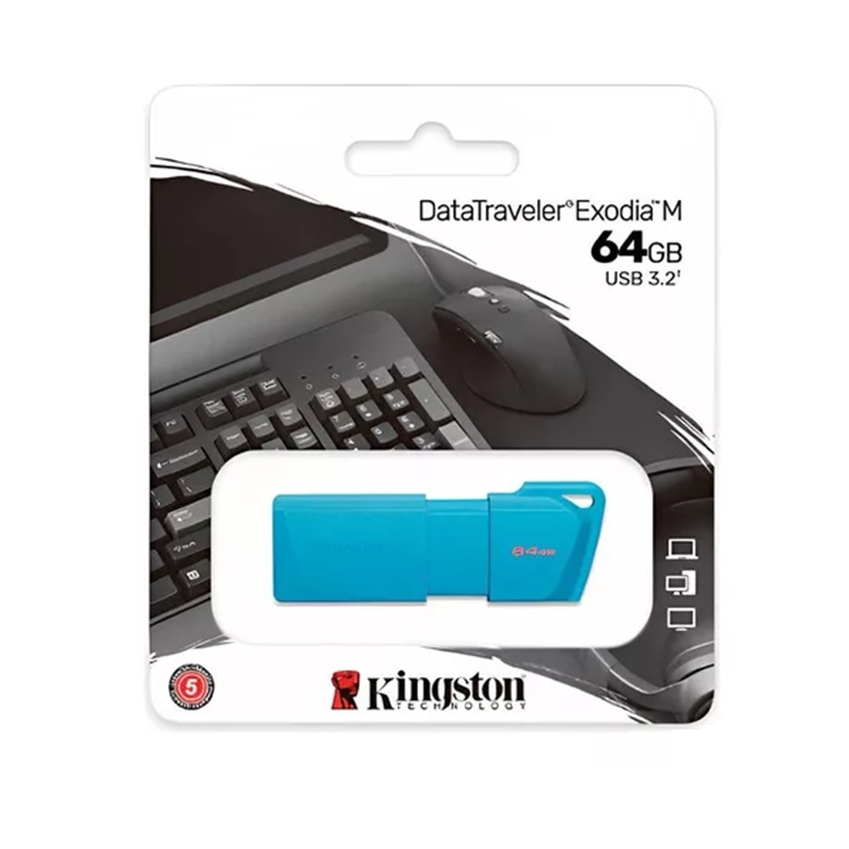 Pendrive DTXM 64 GB USB 3.2 Kingston Celeste