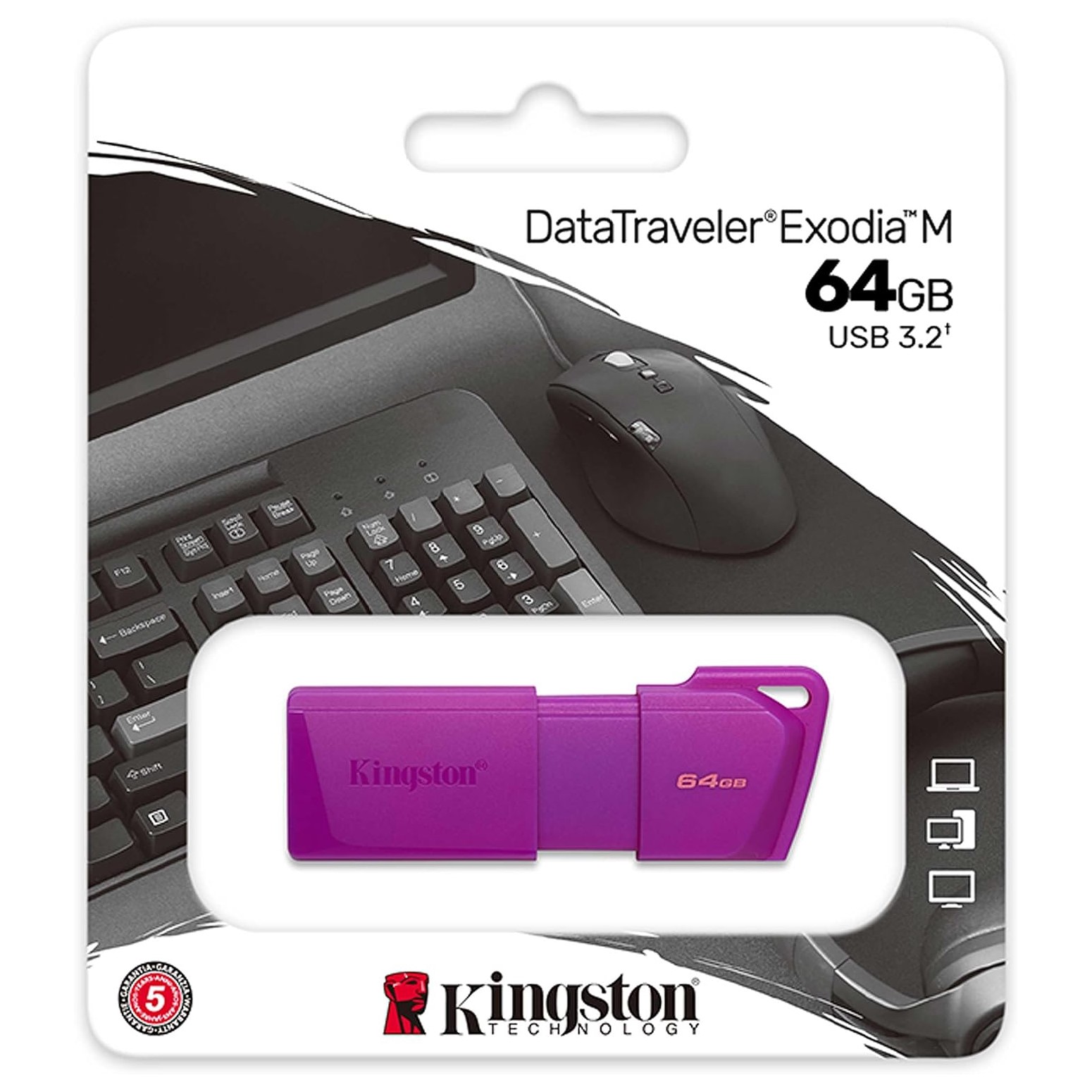 Pendrive DTXM 64 GB USB 3.2 Kingston Morado