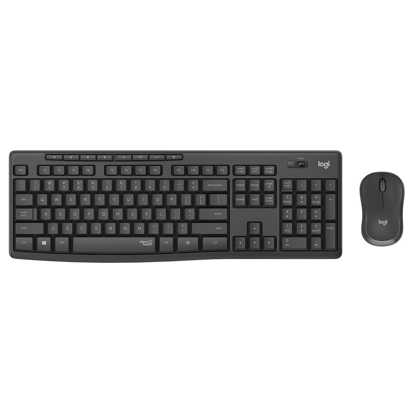 Kit Teclado y Mouse Inalámbrico Logitech MK295 Silent
