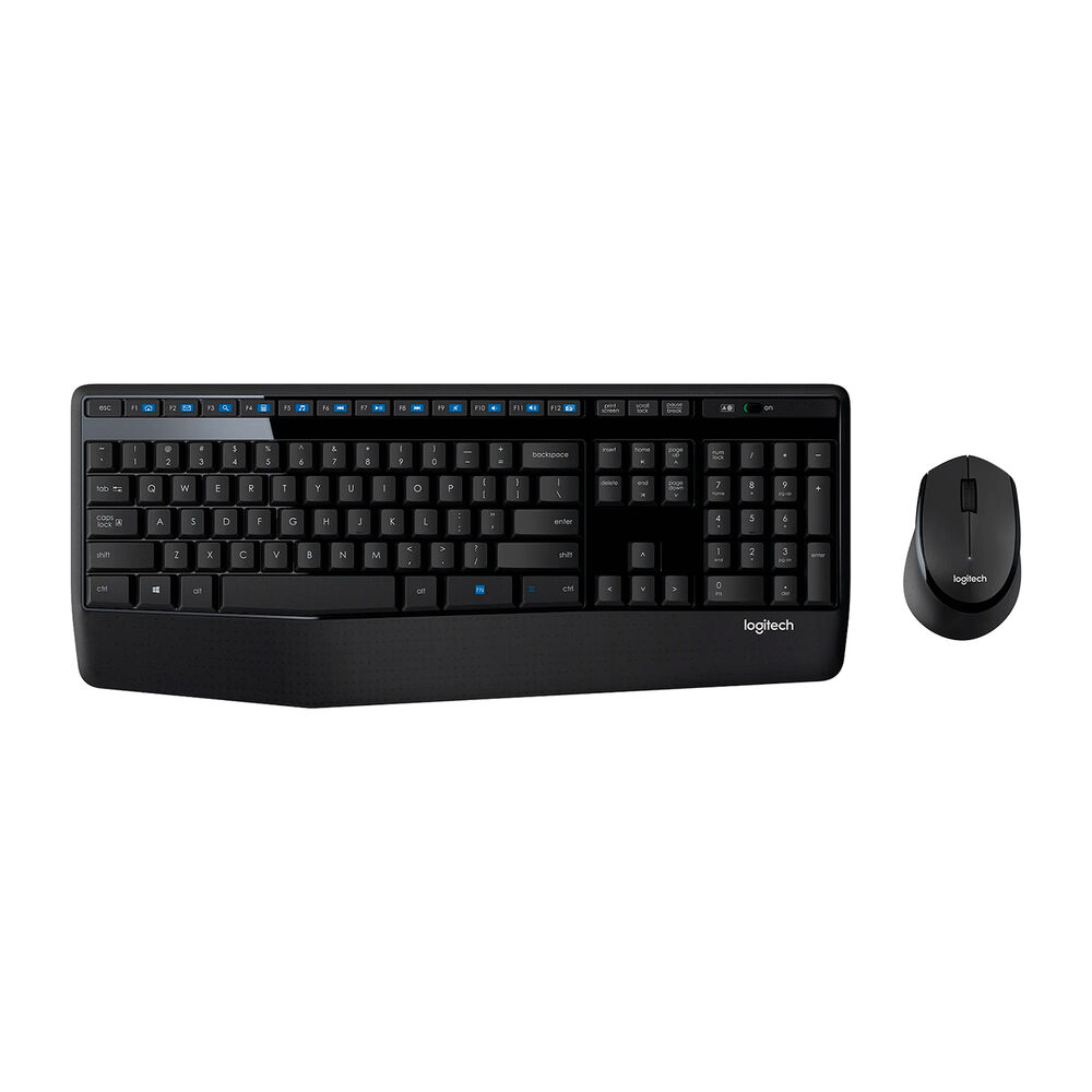 Kit Combo Teclado y Mouse Logitech Comfort MK345 Negro