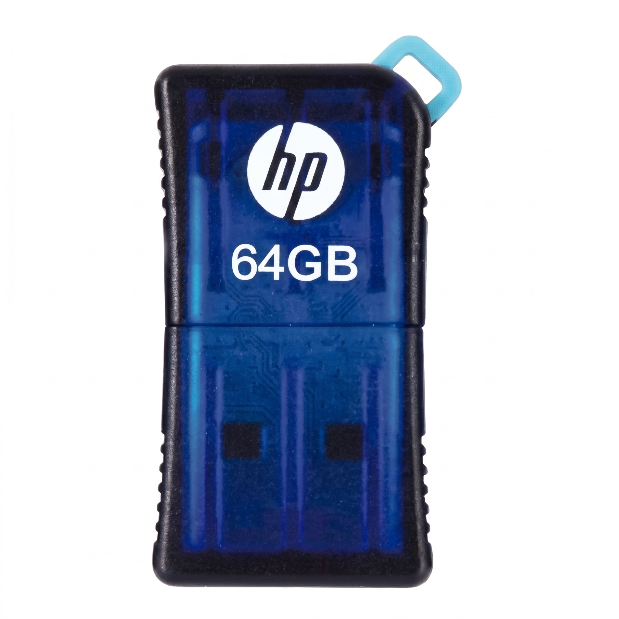Pendrive USB 2.0 Hp v165w Mini Con Tapa Azul