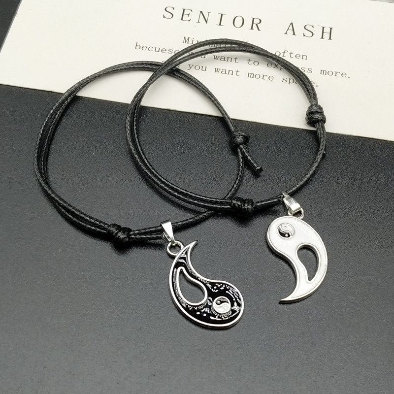 Set de 2 Pulseras Yin Yang