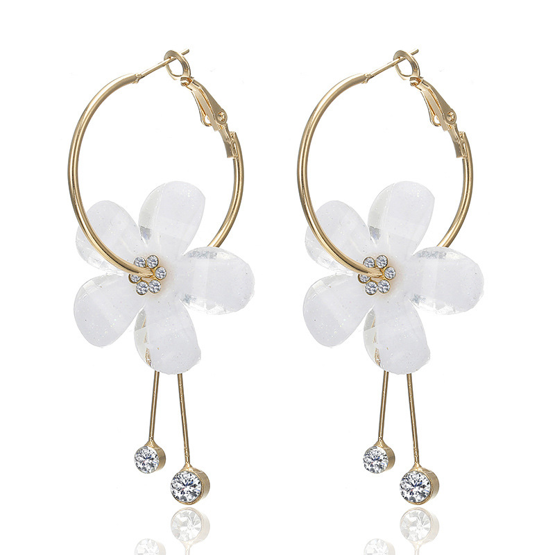 Aros Flores de Cristal