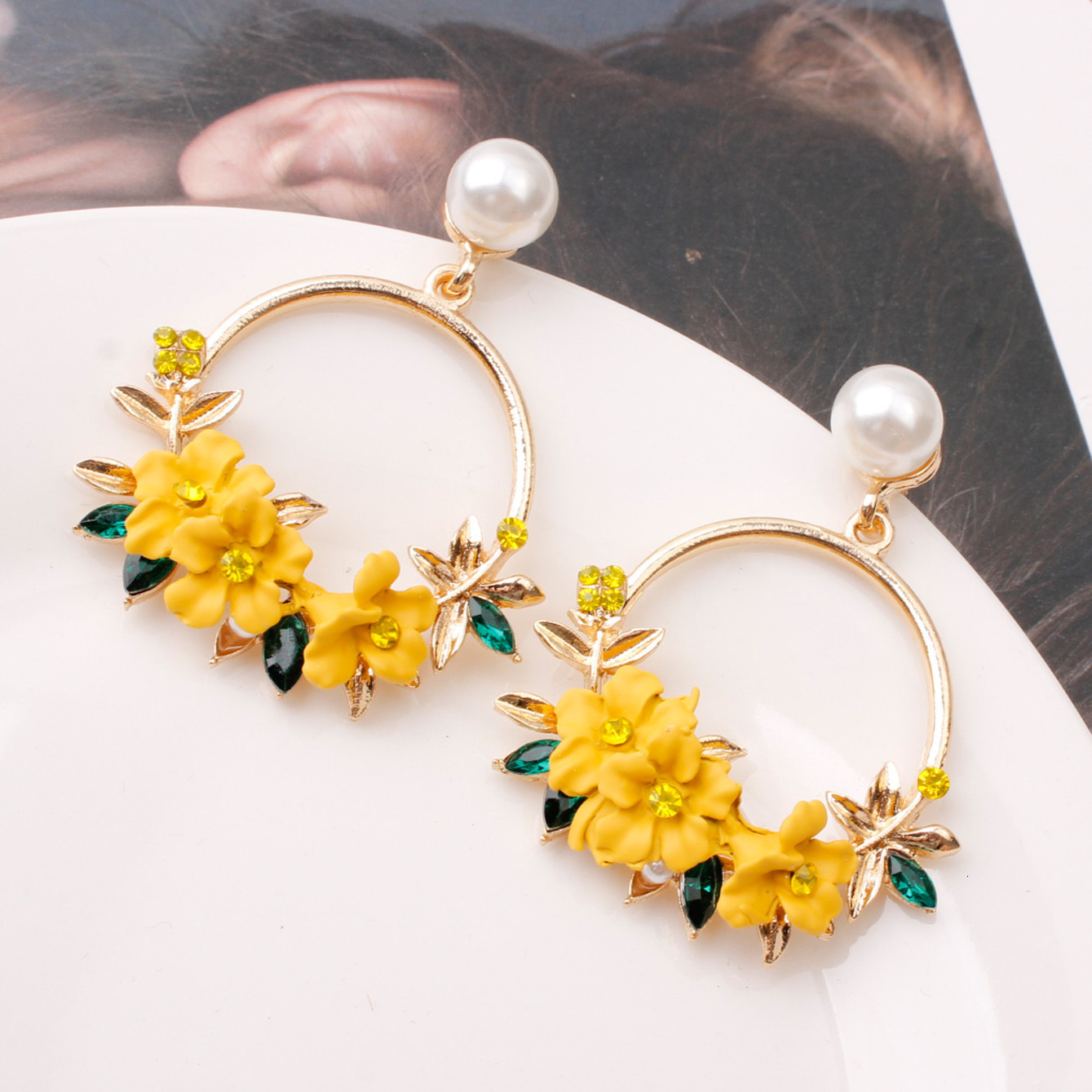 Aros Trío de Flores